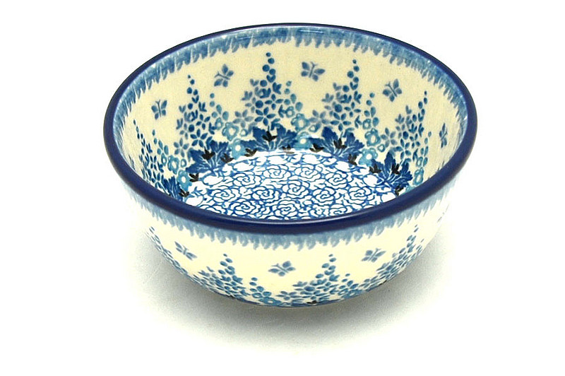Ceramika Artystyczna Polish Pottery Bowl - Ice Cream/Dessert - Blue Sage 017-3277a (Ceramika Artystyczna)
