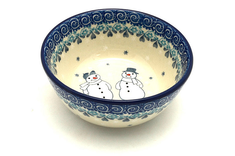 Polish Pottery Bowl - Ice Cream/Dessert - Frost & Flurry