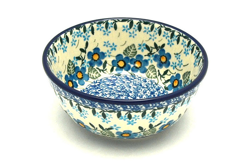 Ceramika Artystyczna Polish Pottery Bowl - Ice Cream/Dessert - Joyful Blue 017-2277a (Ceramika Artystyczna)