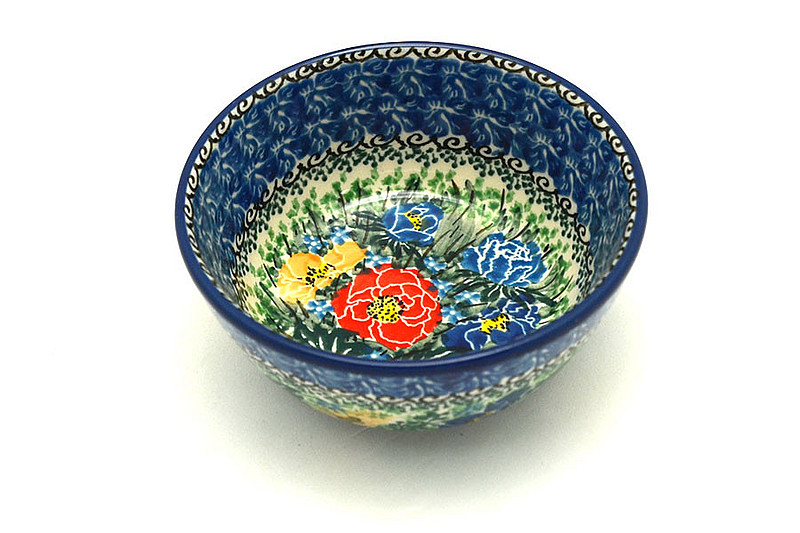 Ceramika Artystyczna Polish Pottery Bowl - Ice Cream/Dessert - Unikat Signature U3549 017-U3549 (Ceramika Artystyczna)