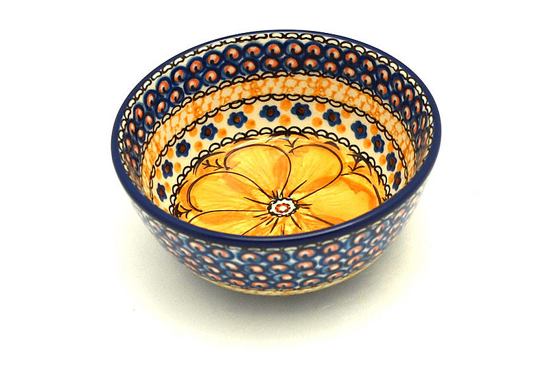 Ceramika Artystyczna Polish Pottery Bowl - Ice Cream/Dessert - Unikat Signature U408B 017-U408B (Ceramika Artystyczna)