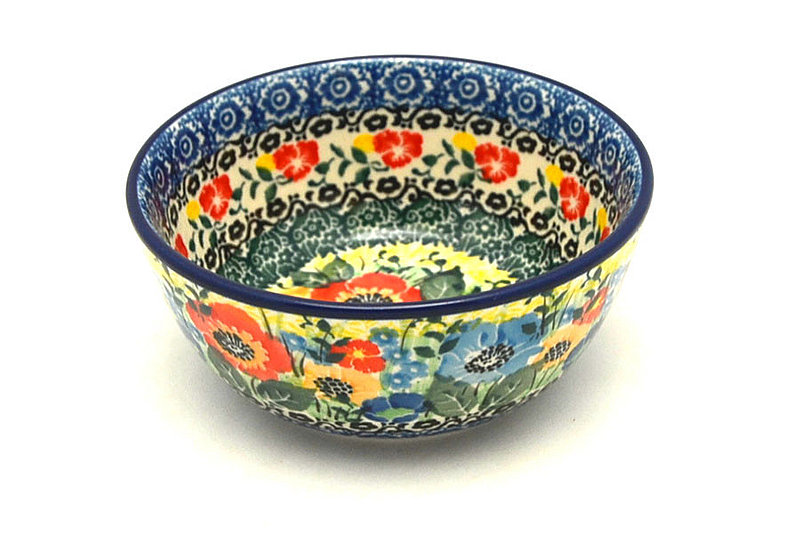 Ceramika Artystyczna Polish Pottery Bowl - Ice Cream/Dessert - Unikat Signature U4578 017-U4578 (Ceramika Artystyczna)