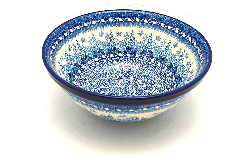 Ceramika Artystyczna Polish Pottery Bowl - Large Nesting (7 1/2") - Blue Sage 057-3277a (Ceramika Artystyczna)