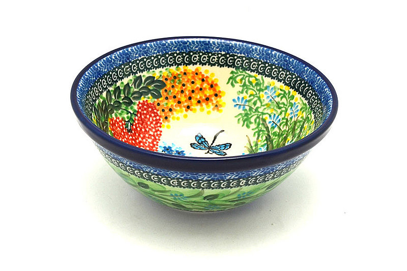 Ceramika Artystyczna Polish Pottery Bowl - Large Nesting (7 1/2") - Unikat Signature U4612 057-U4612 (Ceramika Artystyczna)