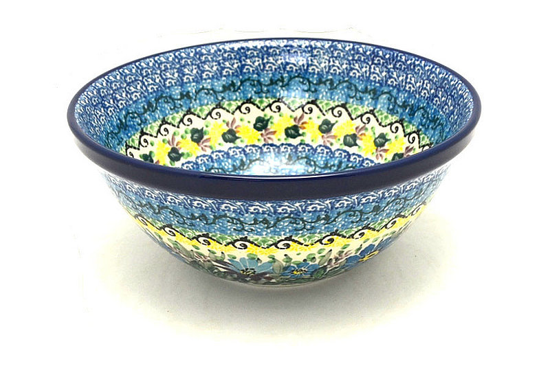 Ceramika Artystyczna Polish Pottery Bowl - Large Nesting (7 1/2") - Unikat Signature U4613 057-U4613 (Ceramika Artystyczna)