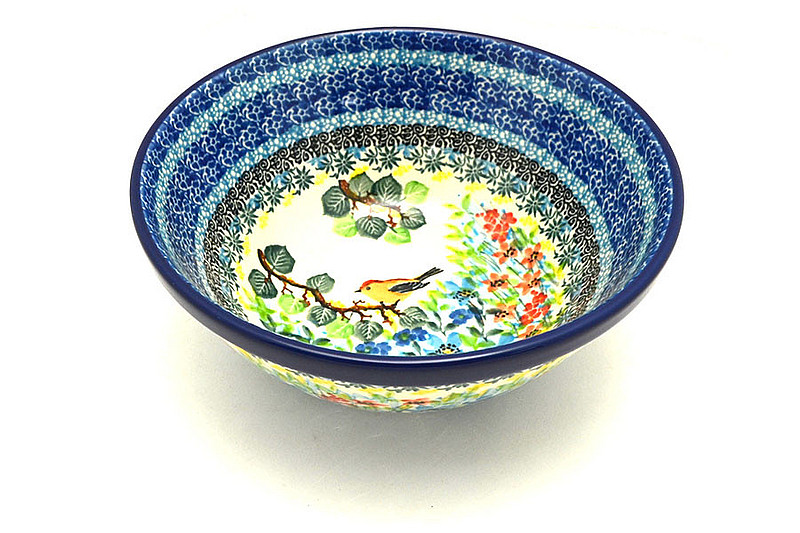 Ceramika Artystyczna Polish Pottery Bowl - Large Nesting (7 1/2") - Unikat Signature U5098 057-U5098 (Ceramika Artystyczna)
