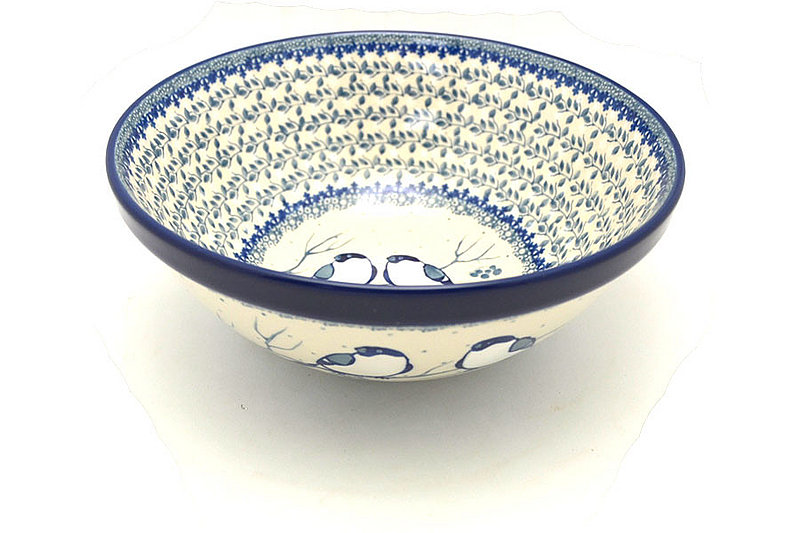 Ceramika Artystyczna Polish Pottery Bowl - Larger Nesting (9") - Unikat Signature U4830 056-U4830 (Ceramika Artystyczna)