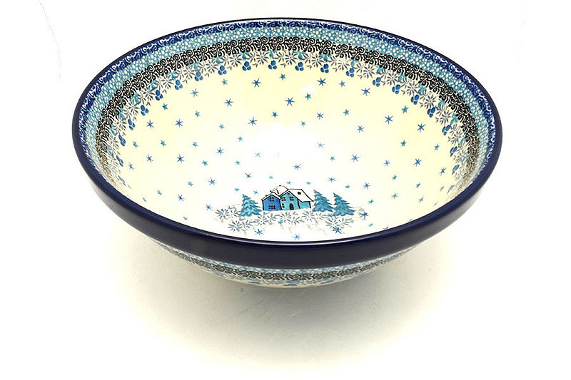 Ceramika Artystyczna Polish Pottery Bowl - Larger Nesting (9") - Unikat Signature U5045 056-U5045 (Ceramika Artystyczna)