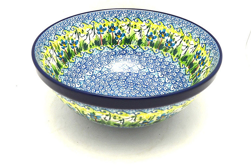 Ceramika Artystyczna Polish Pottery Bowl - Larger Nesting (9") - Unikat Signature U5071 056-U5071 (Ceramika Artystyczna)