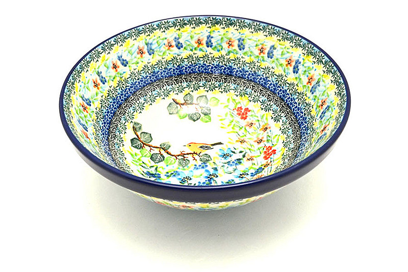 Ceramika Artystyczna Polish Pottery Bowl - Larger Nesting (9") - Unikat Signature U5098 056-U5098 (Ceramika Artystyczna)