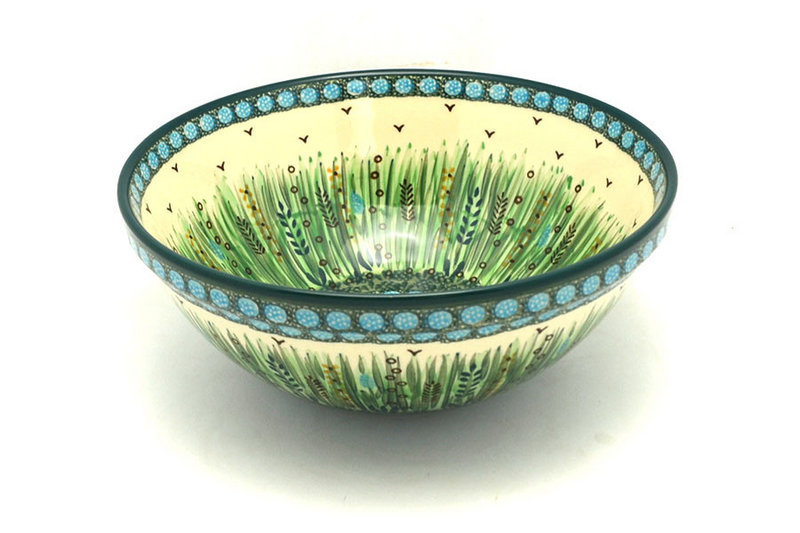 Ceramika Artystyczna Polish Pottery Bowl - Larger Nesting (9") - Unikat Signature U803 056-U0803 (Ceramika Artystyczna)