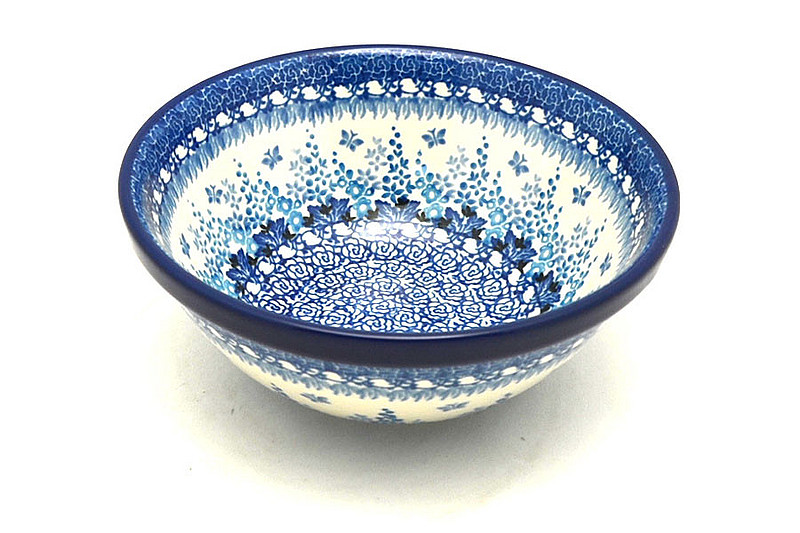 Ceramika Artystyczna Polish Pottery Bowl - Medium Nesting (6 1/2") - Blue Sage 058-3277a (Ceramika Artystyczna)