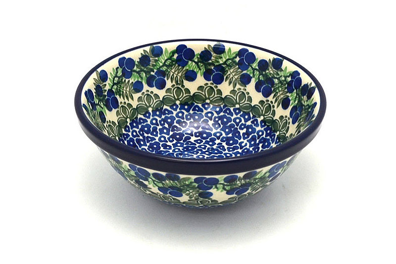 Ceramika Artystyczna Polish Pottery Bowl - Medium Nesting (6 1/2") - Huckleberry 058-1413a (Ceramika Artystyczna)