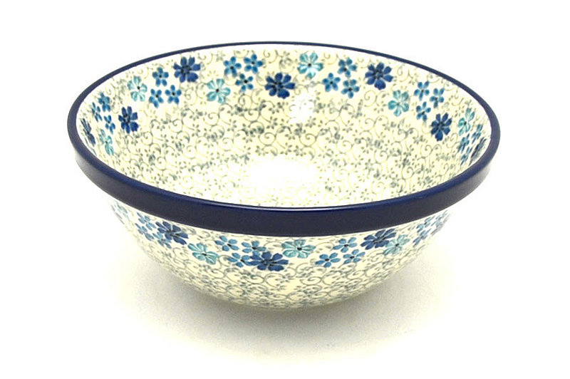 Polish Pottery Bowl - Medium Nesting (6 1/2") - Sea Blossom
