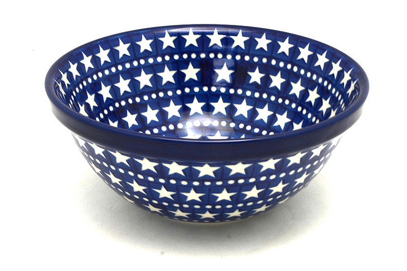 Ceramika Artystyczna Polish Pottery Bowl - Medium Nesting (6 1/2") - Starlight 058-119a (Ceramika Artystyczna)