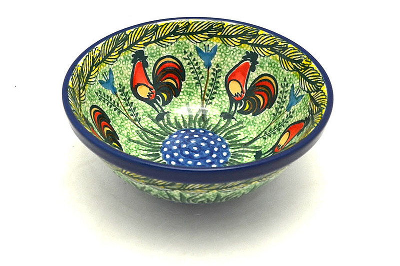 Ceramika Artystyczna Polish Pottery Bowl - Medium Nesting (6 1/2") - Unikat Signature - U2663 058-U2663 (Ceramika Artystyczna)