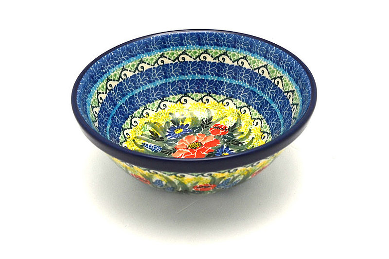 Ceramika Artystyczna Polish Pottery Bowl - Medium Nesting (6 1/2") - Unikat Signature - U4610 058-U4610 (Ceramika Artystyczna)