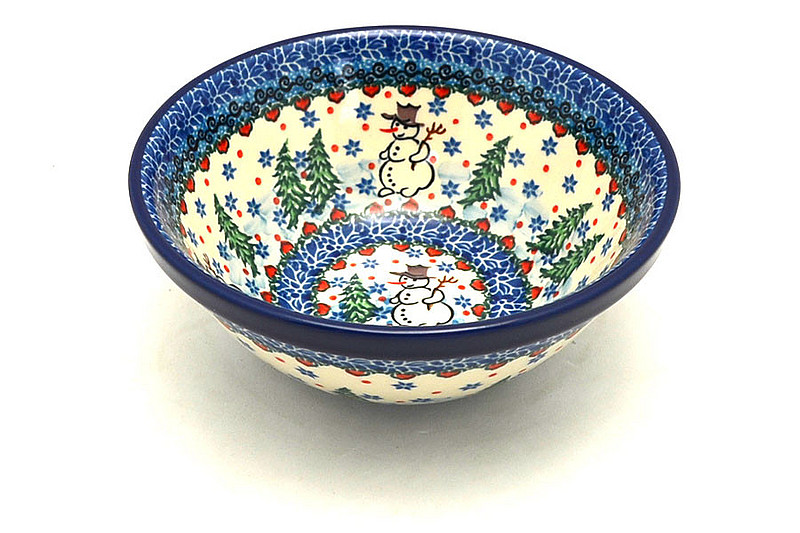 Ceramika Artystyczna Polish Pottery Bowl - Medium Nesting (6 1/2") - Unikat Signature - U4661 058-U4661 (Ceramika Artystyczna)