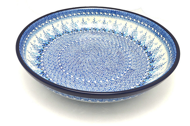 Ceramika Artystyczna Polish Pottery Bowl - Pasta Serving - Large - Blue Sage 115-3277a (Ceramika Artystyczna)