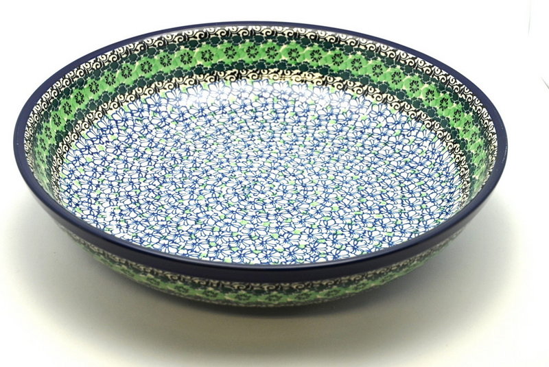 Ceramika Artystyczna Polish Pottery Bowl - Pasta Serving - Large - Kiwi 115-1479a (Ceramika Artystyczna)