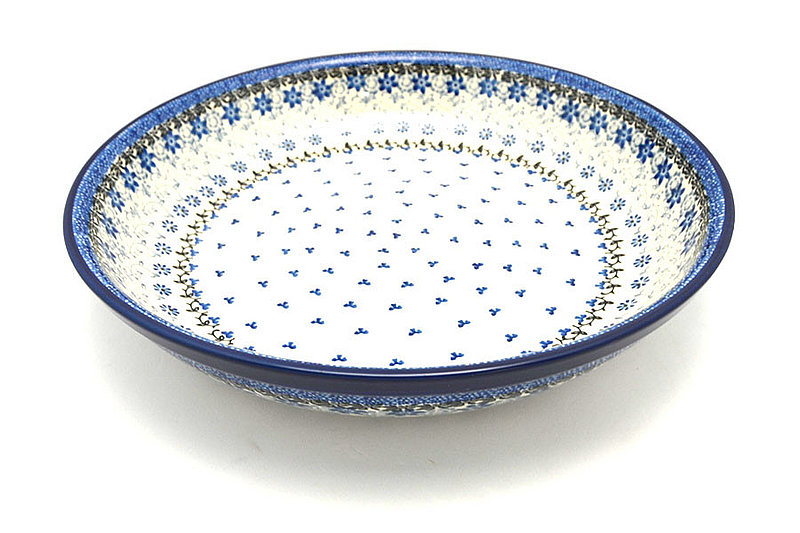 Polish Pottery Bowl - Pasta Serving - Large - Silver Lace