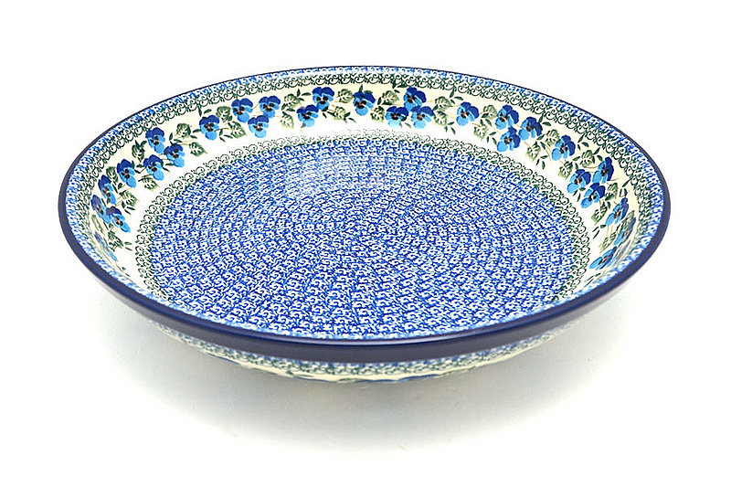 Ceramika Artystyczna Polish Pottery Bowl - Pasta Serving - Large - Winter Viola 115-2273a (Ceramika Artystyczna)