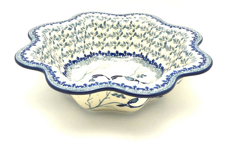 Ceramika Artystyczna Polish Pottery Bowl - Petal Edge - Unikat Signature U4830 796-U4830 (Ceramika Artystyczna)