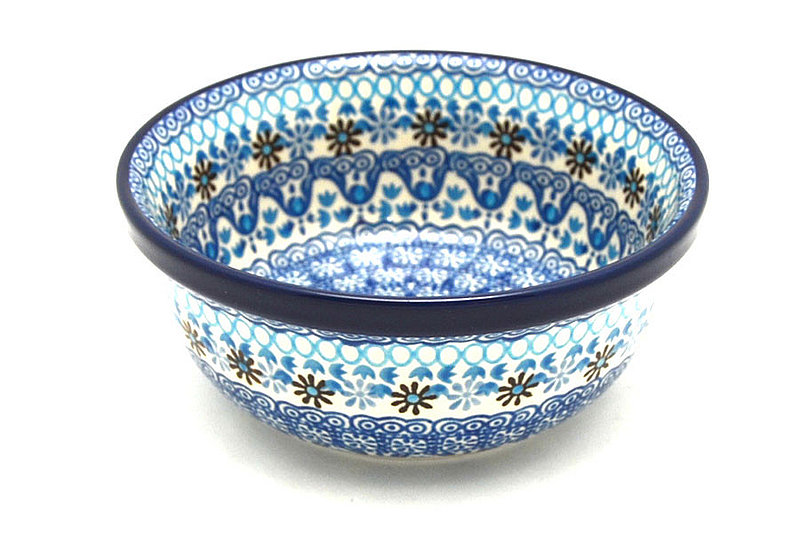 Polish Pottery Bowl - Salad - Blue Yonder