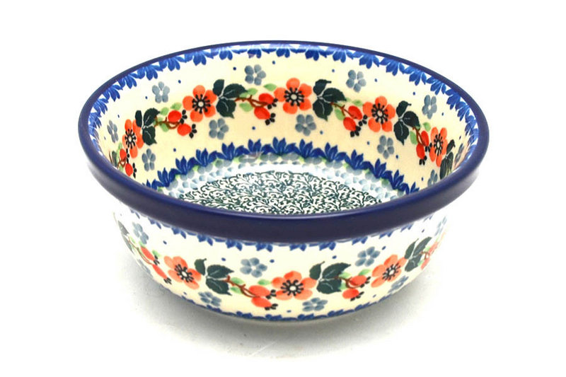 Ceramika Artystyczna Polish Pottery Bowl - Salad - Cherry Blossom 209-2103a (Ceramika Artystyczna)