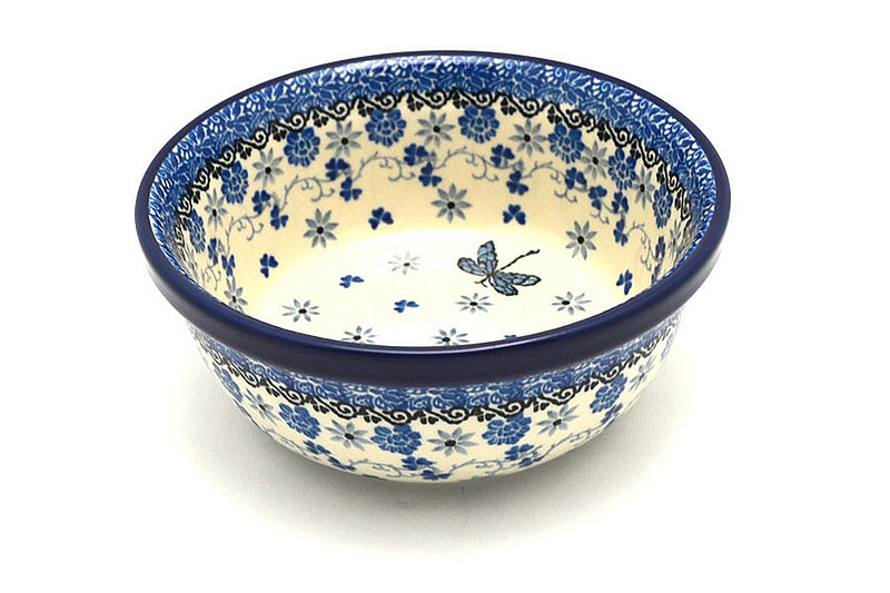 Polish Pottery Bowl - Salad - Dragonfly