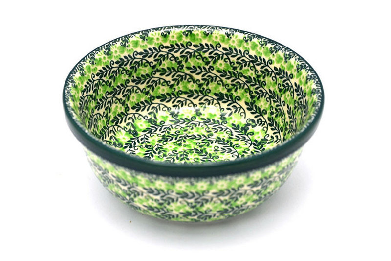 Ceramika Artystyczna Polish Pottery Bowl - Salad - Irish Meadow 209-1888q (Ceramika Artystyczna)