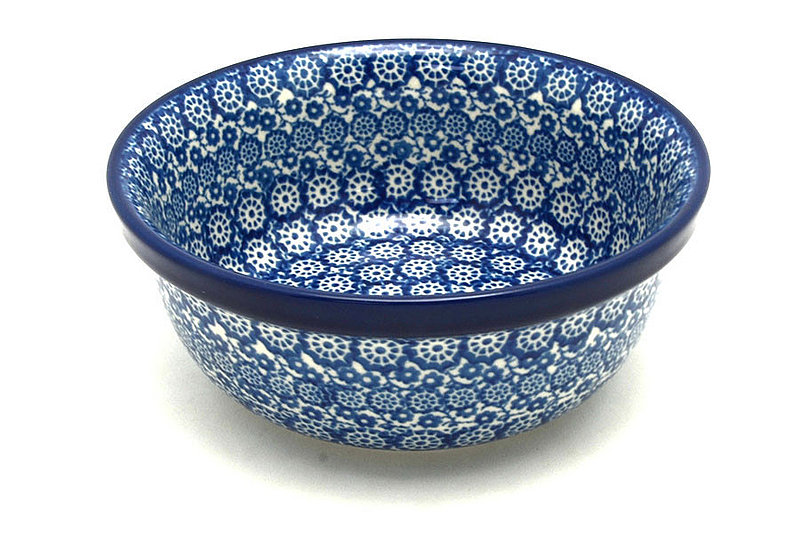 Polish Pottery Bowl - Salad - Midnight