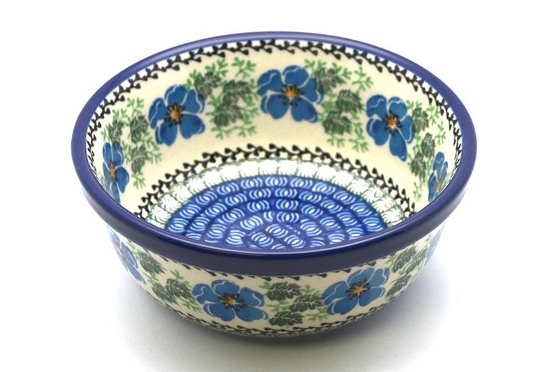 Ceramika Artystyczna Polish Pottery Bowl - Salad - Morning Glory 209-1915a (Ceramika Artystyczna)