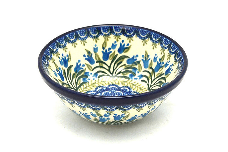 Polish Pottery Bowl - Small Nesting (5 1/2") - Blue Bells