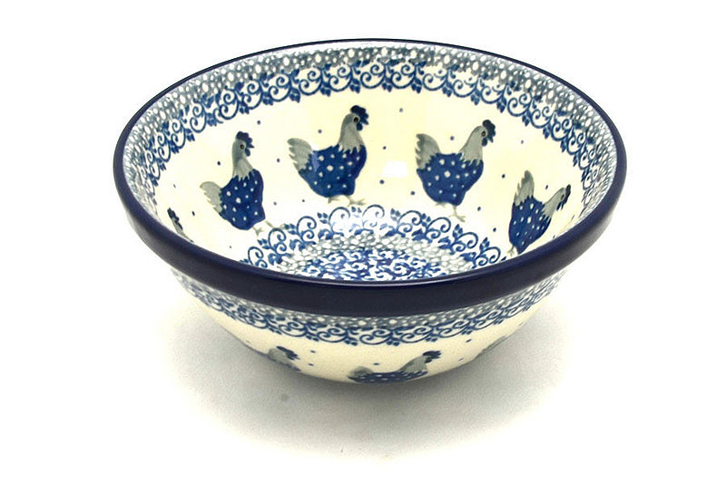 Ceramika Artystyczna Polish Pottery Bowl - Small Nesting (5 1/2") - Henny Penny 059-2597a (Ceramika Artystyczna)