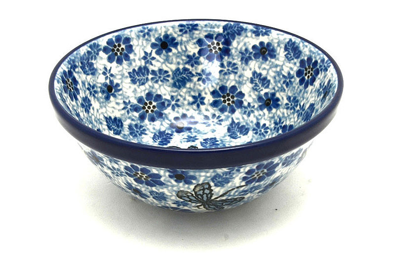 Polish Pottery Bowl - Small Nesting (5 1/2") - HIdden Dragonfly