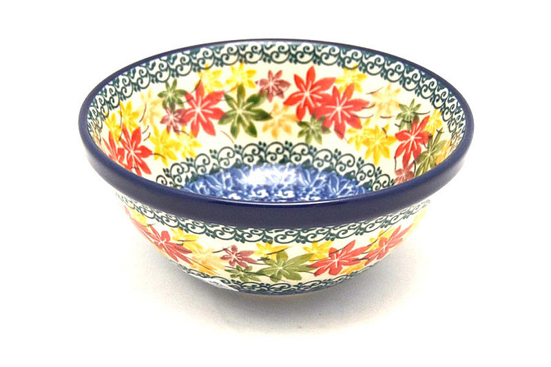 Ceramika Artystyczna Polish Pottery Bowl - Small Nesting (5 1/2") - Maple Harvest 059-2533a (Ceramika Artystyczna)