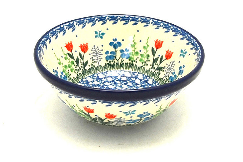 Polish Pottery Bowl - Small Nesting (5 1/2") - Tulip Horizon