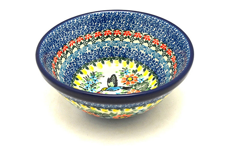 Ceramika Artystyczna Polish Pottery Bowl - Small Nesting (5 1/2") - Unikat Signature U3357 059-U3357 (Ceramika Artystyczna)