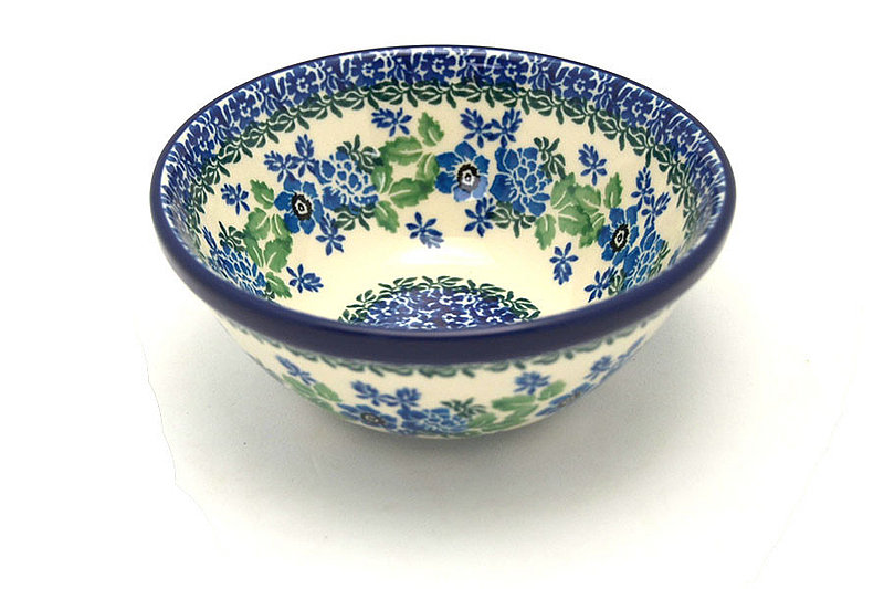 Ceramika Artystyczna Polish Pottery Bowl - Small Nesting (5 1/2") - Wild Indigo 059-1865a (Ceramika Artystyczna)