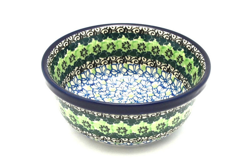 Polish Pottery Bowl - Soup and Salad - Kiwi