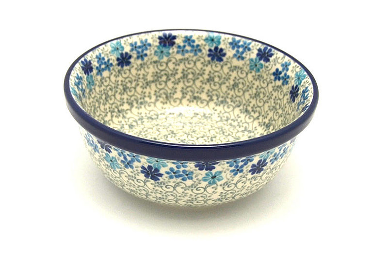 Polish Pottery Bowl - Soup and Salad - Sea Blossom