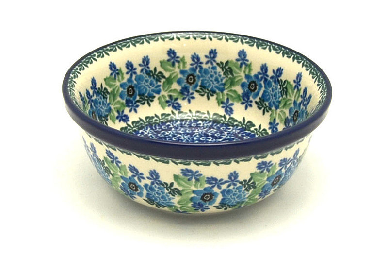 Ceramika Artystyczna Polish Pottery Bowl - Soup and Salad - Wild Indigo 209-1865a (Ceramika Artystyczna)