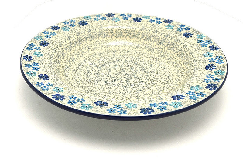 Ceramika Artystyczna Polish Pottery Bowl - Soup/Pasta - Sea Blossom 014-2612a (Ceramika Artystyczna)