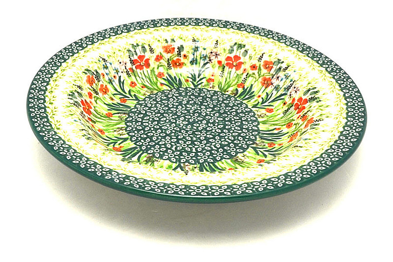 Ceramika Artystyczna Polish Pottery Bowl - Soup/Pasta - Unikat Signature - U4335 014-U4335 (Ceramika Artystyczna)