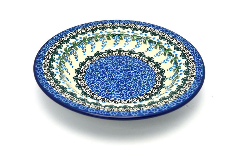 Ceramika Artystyczna Polish Pottery Bowl - Soup/Pasta - Wisteria 014-1473a (Ceramika Artystyczna)
