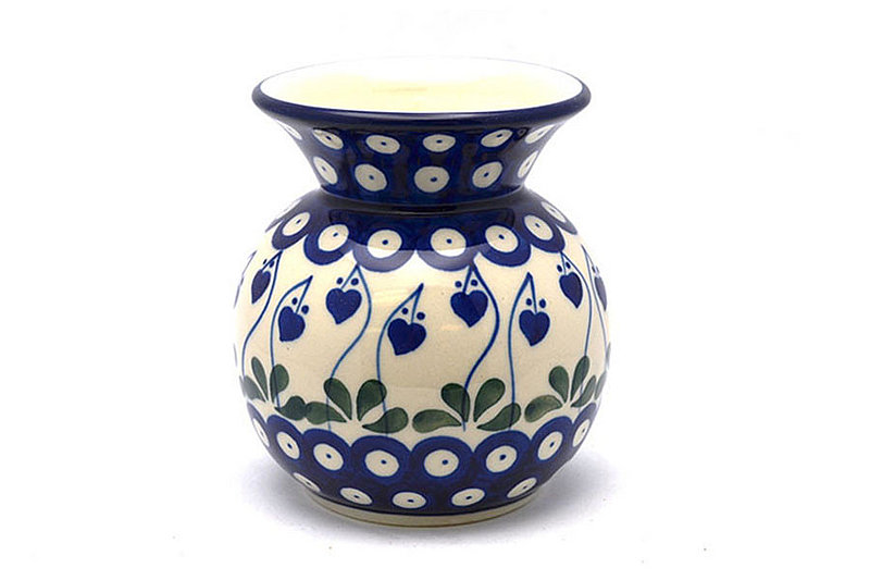 Ceramika Artystyczna Polish Pottery Bubble Vase - Bleeding Heart 048-377o (Ceramika Artystyczna)