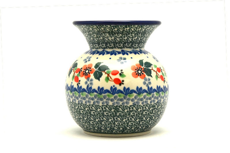 Polish Pottery Bubble Vase -Cherry Blossom