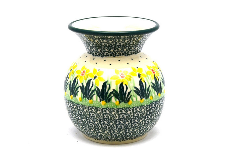 Polish Pottery Bubble Vase - Daffodil