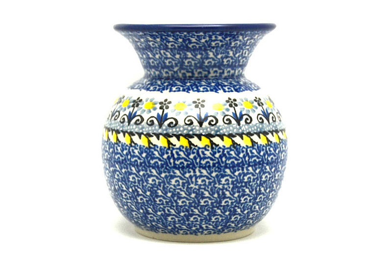 Ceramika Artystyczna Polish Pottery Bubble Vase - Daisy Maize 048-2178a (Ceramika Artystyczna)